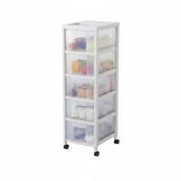 Multi-Tier Wheeled Storage Wheeled Storage Organizer Sturdy Construction Rolling
