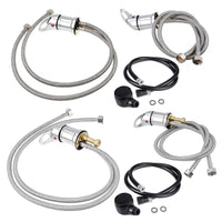 Salon Shampoo Basin Faucet Set with Hand Shower and Hose, Replacement Kit