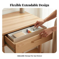 Multi-Compartment Drawer Insert configurable Divider Box Easy to Clean for Students