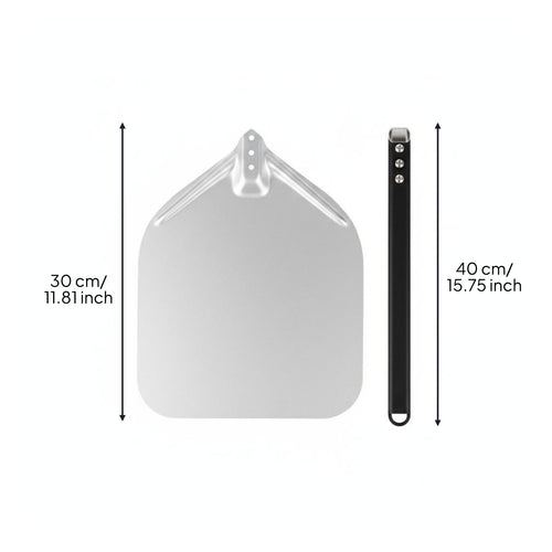 Perforated Pizza Peel Oven Aluminum Pizza paddleResistant Kitchen Tool for Oven-Cooking