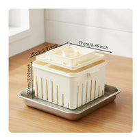 Plastic Tofu Mold Sturdy Tofu Creator Mold Even Pressing for Home