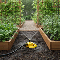 360 Degree Rotating Sprinkler Head Even Water Distribution 360 Degree Sprinkler