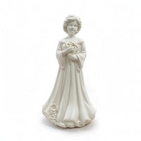 Polyresin Figurine Smooth Woman Figurine Peaceful for Bookshelf, Home Decorators