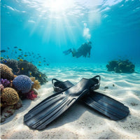 Adjustable Diving Fins Lightweight Water Sports Gear Travel-Friendly