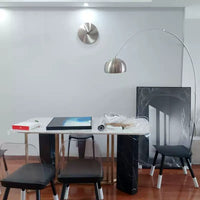 Round Metal Wall Clock with Industrial Style