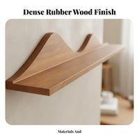 Single Plank Shelf Multi-Purpose Display Rack Easy Installation for Decorators