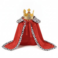 Cape with Crown Adjustable King Cape Noble for Pets, Cats