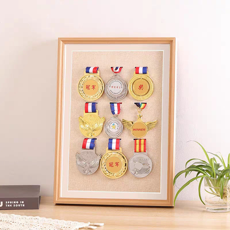 Wood Grain / A3 9 Medals