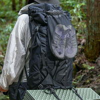 Outdoor Backpack External Shoe Bag Lightweight Breathable Mesh Travel Hiking Shoe Storage Bag Portable Moisture-Proof Odor-Proof