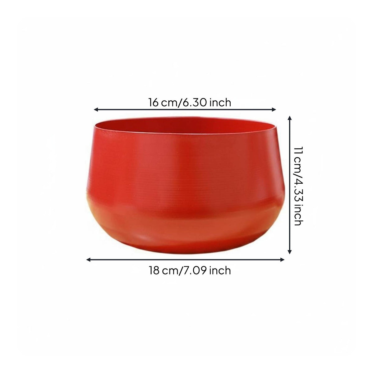 New Year Flower Pot Festive Shallow Cactus Planter Textured Surface