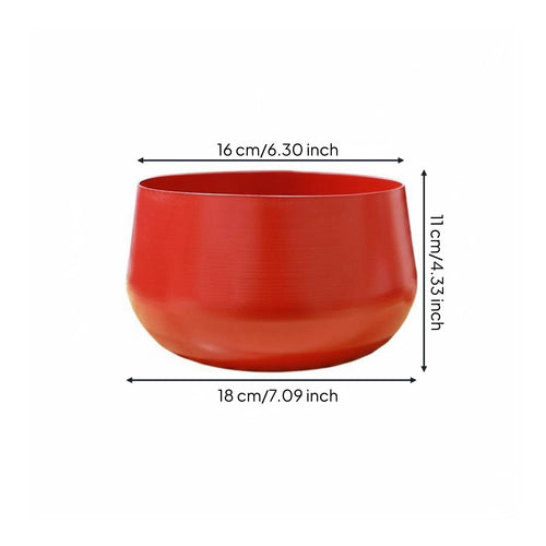 New Year Flower Pot Festive Shallow Cactus Planter Textured Surface