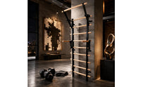 Wood Rung Stall Bar Stretching Nordic Ladder Multiuse Wooden Exercise Ladder for Climbing