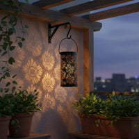 Solar Garden Lantern Weatherproof Outdoor Lighting for Balcony, Camping