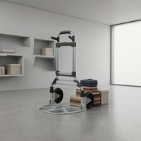 Folding Hand Truck Smooth Portable Trolley Space-Saving for Delivery Drivers