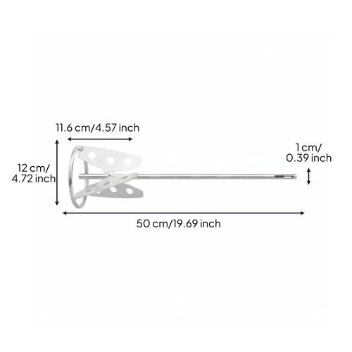 Putty Mixing Paddle Reinforced Welding Cement Stirrer Sturdy Duty