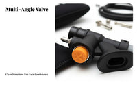 Nylon Construction K-Type Inflator Valve Standard 1 Inch Connection Underwater BCD Inflator Deflator CE EN1809 Certified Underwater Multi-Tool Wrench Sturdy Materials for Divers, Dive Professionals, Underwater Hobbyists