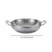 Hammered Stainless Steel Hot Pot Thickened Body Broth Pot Commercial Grade for Hotels, Restaurants, Hotel, Restaurant