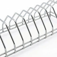 Stainless Steel Dish Rack with Plate, Bowl and Drain Rack, Modern Minimalist Style Countertop Installation Kitchen Sink Organiser