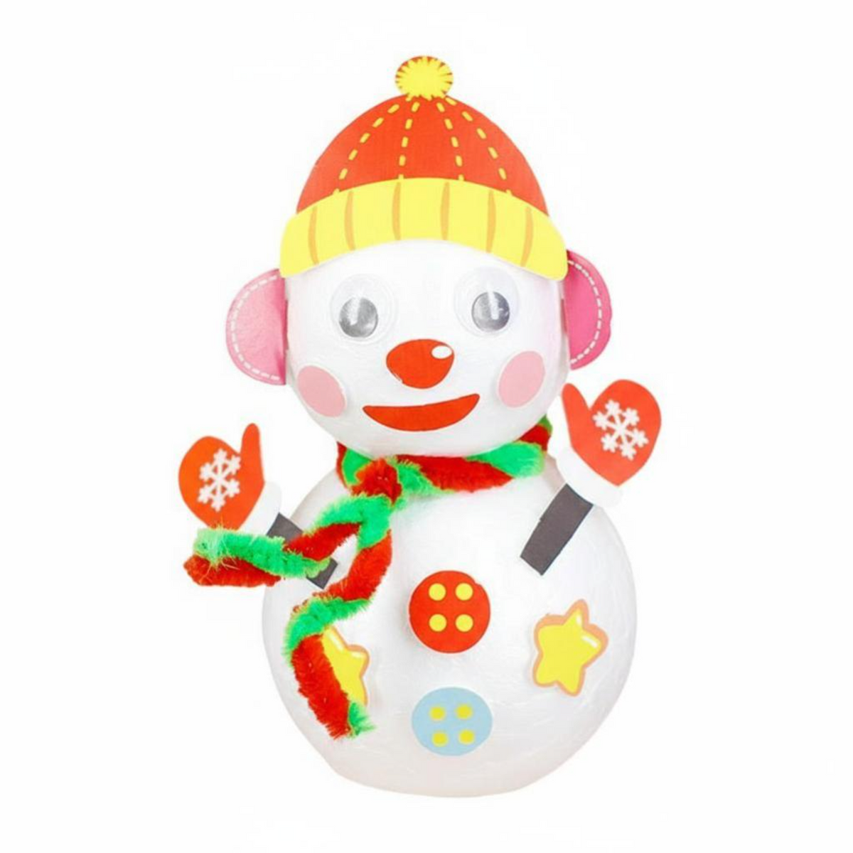 Holiday Snowman Craft Kit, DIY Christmas Decoration