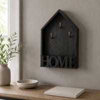 Wooden Key Cabinet Minimalist Design Entryway Key Shelf Easy Installation
