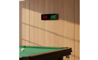 Electronic Billiard Score Counter Rechargeable Digital Scoreboard with Charging Compact Billiards Scorer for Pool Owners, Home Tables