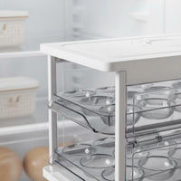 Drawer Egg Storage Box Date Tracker Marker Refrigerator Egg Dispenser
