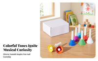 Smooth Finish Handheld Musical Bell Straight Handle Children's Hand Bell Easy to Play