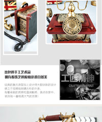 欧式复古怀旧老式铁艺听筒加油机电话机模型摄影道具装饰创意摆件