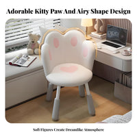 Armless Rolling Chair Minimalist and fashion Household Seating Easy to Clean for Women