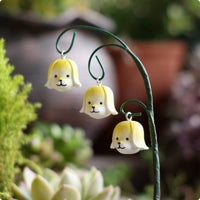 3 Pieces Pet Stake Hand Painted Look Resin Weather Resistant for Planter, Yard