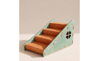 Climbing Cat Stairs with Hideaway Indoor Cat Ramp House Space-Saving Furniture Cozy for Cats, Kittens, Pet Owners, Living Room, Small Apartments, Bedroom