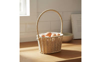 Handwoven Wicker Basket Handmade Wicker Fruit Basket for Home