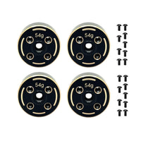 Brass RC Car Part with Screws Electroplated RC Hardware Fastener Set Heavy-Duty Long-Lasting for Hobbyists, Collectors