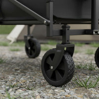 Foldable Camping Cart Large Capacity Collapsible Utility Wagon for Picnic, Beach