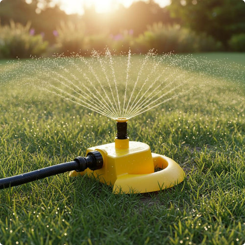360 Degree Rotating Sprinkler Head Even Water Distribution 360 Degree Sprinkler