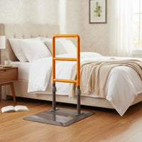 Floor Standing Bed Rail No-Drilling Installation Bedside Safety Handle