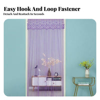 attractive automaticClosing Screen Decorative Lace three-sided Barrier Keeps Bugs excludeside