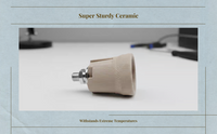 Ceramic E27 holder, heat resistant
