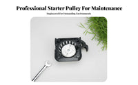 Wide Compatibility Recoil Pull Starter Direct Replacement Recoil Starter Assembly Easy Installation Brush Cutter Pull Start Effortless Operation for Landscapers, DIY Enthusiasts, Repair Technicians, Gardening, Yard, Workshop, Garage