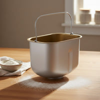 Non-Stick Bread Machine Pan Replacement Bread Maker Pan Removable Container Easy to Clean for Home Bakers