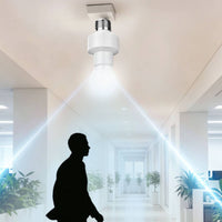 Voice Control Bulb Socket Energy Saving Motion Activator Lamp Holder