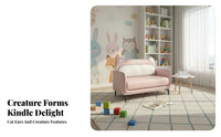 cumulusShaped Mini Sofa Kid-Sized children's Furniture Soft and Comfy Modern Look for Toddlers, Nursery