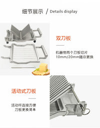 Kitchen Cheese Slicer Manual Vegetable Cutter for Potatoes Cucumbers Lemons