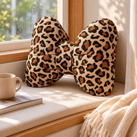 Bowknot Pillow Gathered Centered Accent Back Cushion 3D for Chair, Bedroom