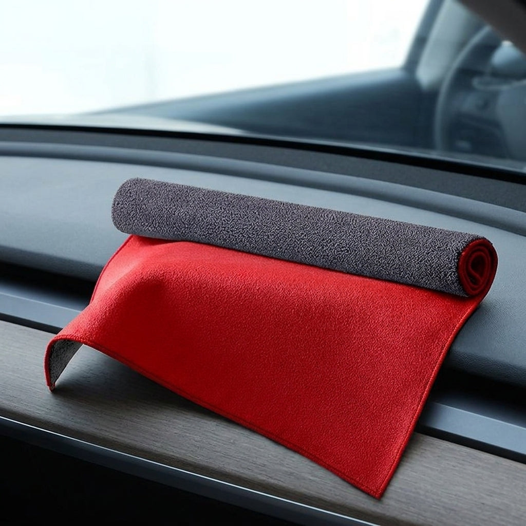Suede-Like Drying Towel and Microfibre Cloth, Microfibre Cloth 30cm X 40cm for Vehicle Washing