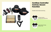 800W cordless PA horn, remote use
