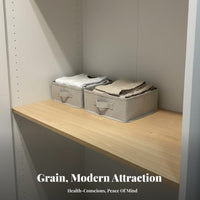 Increases Storage Space Wardrobe Shelf Board Easy Installation Cabinet Divider Panel Paint-Uncoated Finish for DIY Enthusiasts, Homeowners