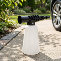 Spray Bottle for Car Cleaning and Car Wash, Manual Pump Sprayer for Detailing, Compact 400ml Foam Sprayer, Quick Connect Water Output Design