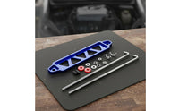 Battery Tie Down Bracket Anodized Finish Universal Battery Hold Down Automotive Part Anti-Oxidation Easy to Install