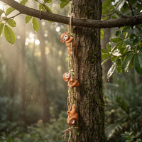 Monkey Rope Ornament Garden Hanging Monkey Ornament Gift Idea Outdoor Decor for Plant Trellis
